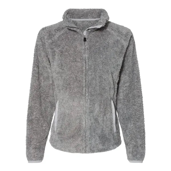 J. America Women's Boundary Shag Frosty Sherpa Full-Zip... from ASI 84358 S&S Activewear