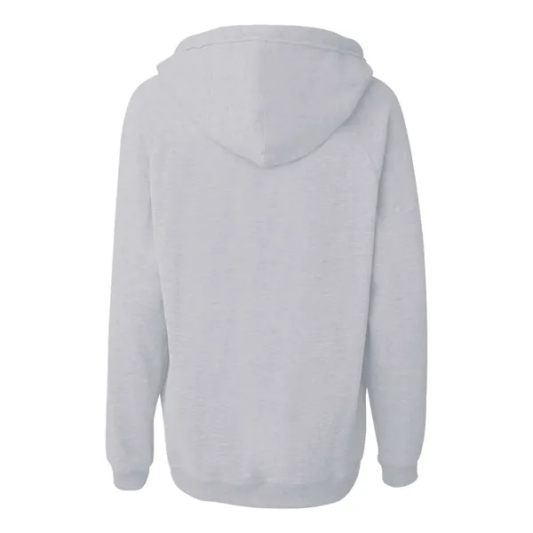 Women's brushed v-neck hooded sweatshirt. Blank product.... from ASI 84358 S&S Activewear