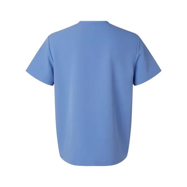 Jaanuu Holmes Everyday 1-Pocket Scrub V-Neck Top... from ASI 84358 S&S Activewear
