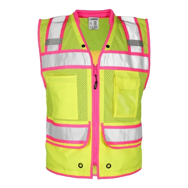 Kishigo Color Contrast High Performance Surveyors Vest... from ASI 84358 S&S Activewear