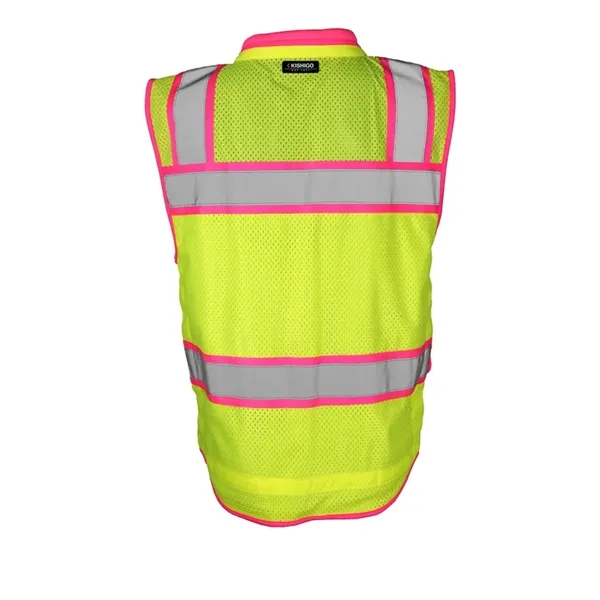 Kishigo Color Contrast High Performance Surveyors Vest... from ASI 84358 S&S Activewear