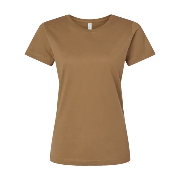 Women's fine jersey longer length T-shirt. Blank product.... from ASI 84358 S&S Activewear
