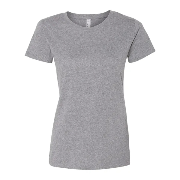 Women's fine jersey longer length T-shirt. Blank product.... from ASI 84358 S&S Activewear