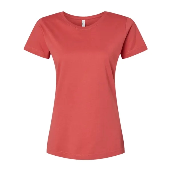 Women's fine jersey longer length T-shirt. Blank product.... from ASI 84358 S&S Activewear