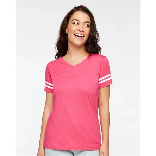 LAT Women's Vintage Football T-Shirt, blank.... from ASI 84358 S&S Activewear