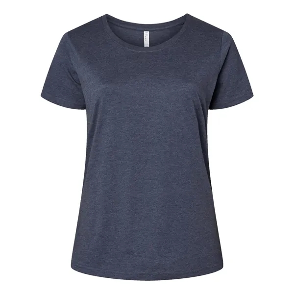 LAT Curvy Collection Women's Fine Jersey Tee... from ASI 84358 S&S Activewear