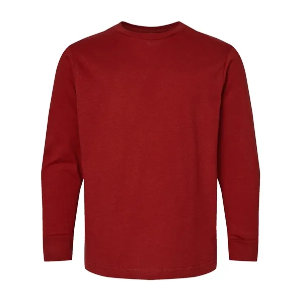 LAT Youth Fine Jersey Long Sleeve Tee; ribbed collar and cuffs.... from ASI 84358 S&S Activewear