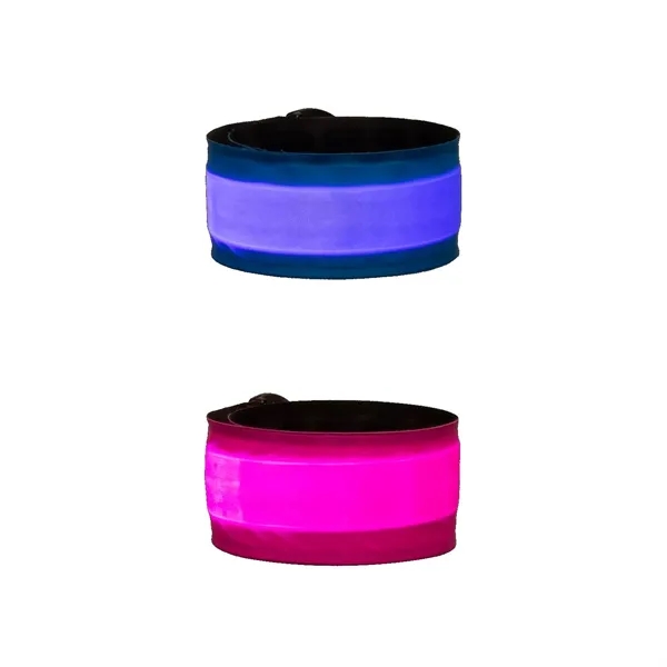 LED Light up tube slap wristband plus 1 silkscreen imprint on... from ASI 37218 Athena Promo (tm)