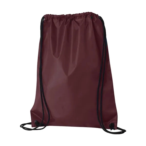 Drawstring backpack with black cord drawstring. Blank product.... from ASI 84358 S&S Activewear