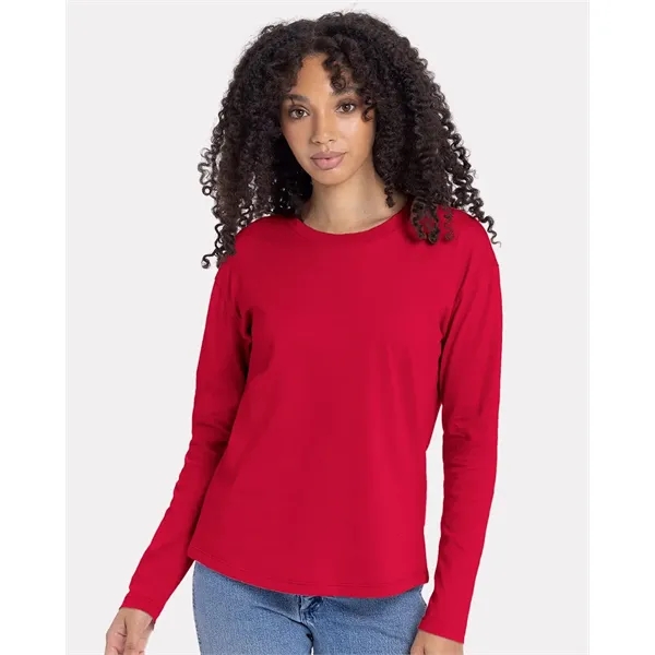 Next Level Women's Cotton Relaxed Long Sleeve T-Shirt... from ASI 84358 S&S Activewear
