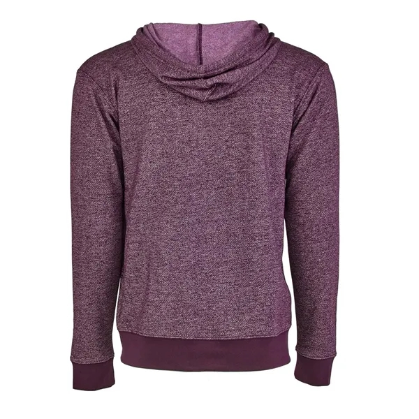Denim fleece hooded zip available in six colors with a YKK... from ASI 84358 S&S Activewear