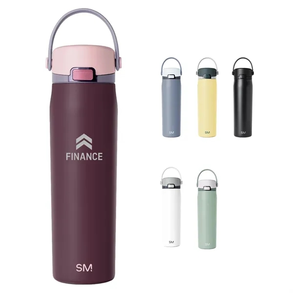 24 oz insulated bottle with leakproof lid, silicone base and color... from ASI 72657 Active Life Promo / Apres Ski Active Life
