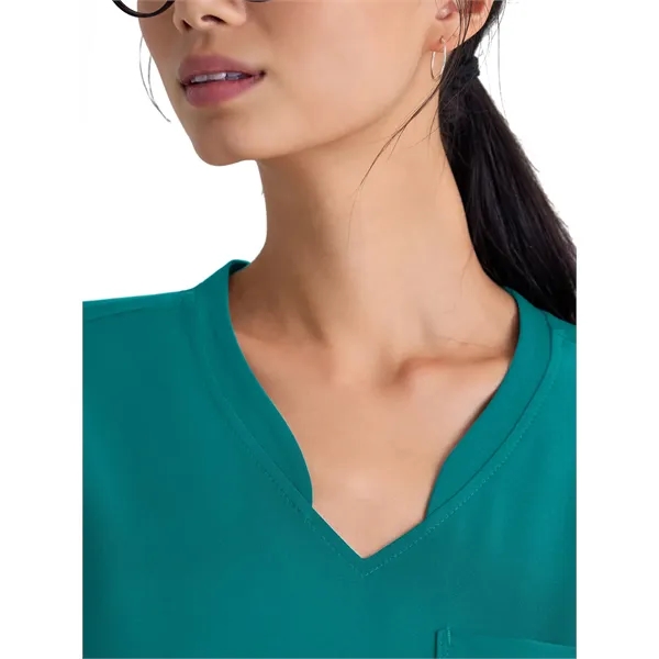 Grey's Anatomy Banded V-Neck Tuck-In Top... from ASI 86018 Scrub Authority