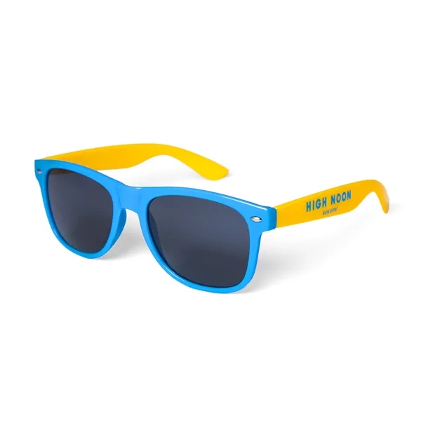 Pantone matched plastic sunglasses available in any color and with multiple... from ASI 45657 Pop! Promos