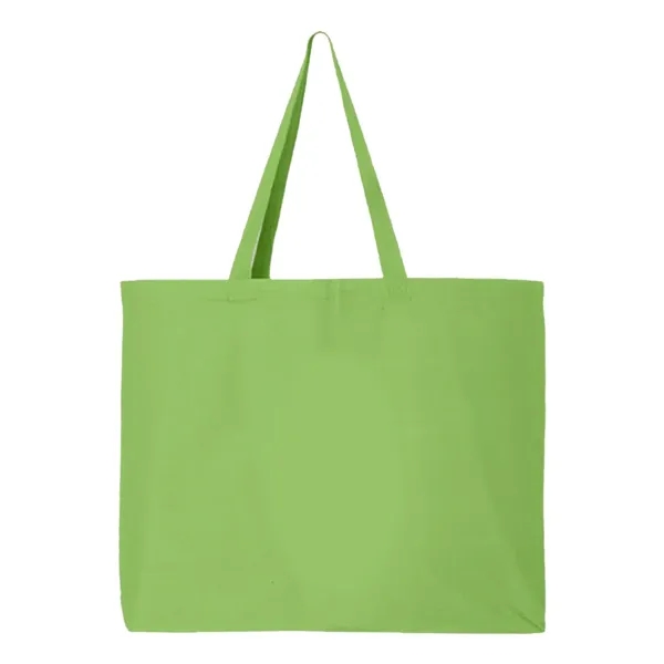 100% heavy canvas jumbo tote with 23" web canvas handles and... from ASI 84358 S&S Activewear