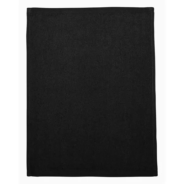 100% cotton towel with fringed end and measures 11" x 8"... from ASI 84358 S&S Activewear