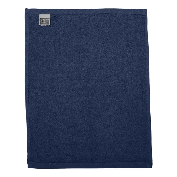 100% cotton towel with fringed end and measures 11" x 8"... from ASI 84358 S&S Activewear