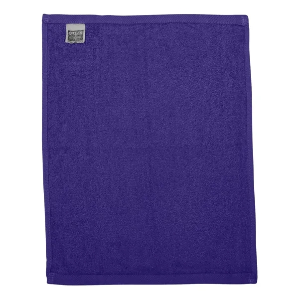 100% cotton towel with fringed end and measures 11" x 8"... from ASI 84358 S&S Activewear