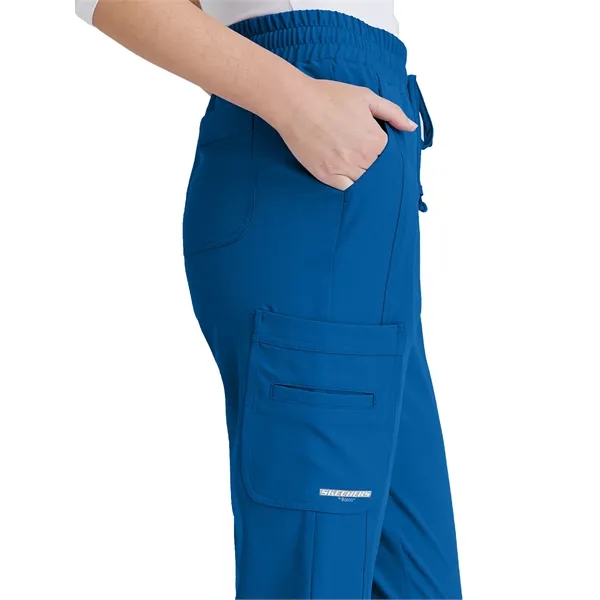 Skechers Women's 6 Pocket Elastic Waist Tapered Pant... from ASI 86018 Scrub Authority