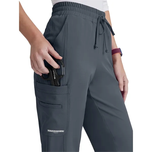 Skechers Women's 6 Pocket Elastic Waist Tapered Pant... from ASI 86018 Scrub Authority