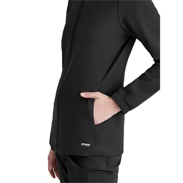 Grey's Anatomy Evolve 3 Pocket Collared Warm-Up... from ASI 86018 Scrub Authority / Uniform Stores
