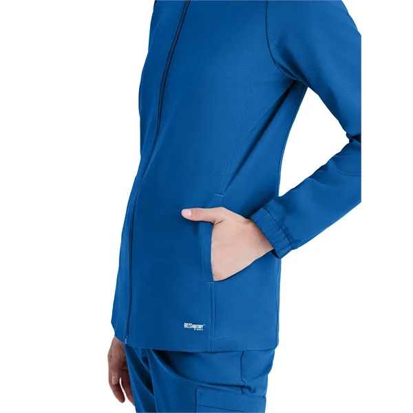 Grey's Anatomy Evolve 3 Pocket Collared Warm-Up... from ASI 86018 Scrub Authority / Uniform Stores