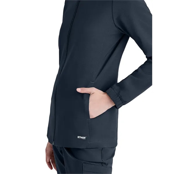 Grey's Anatomy Evolve 3 Pocket Collared Warm-Up... from ASI 86018 Scrub Authority / Uniform Stores
