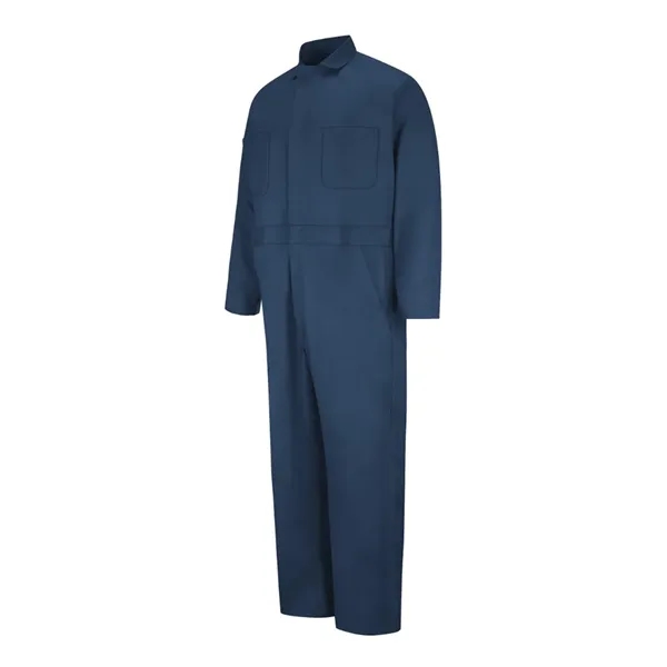 Button-Front Cotton Coverall Long Sizes... from ASI 84358 S&S Activewear