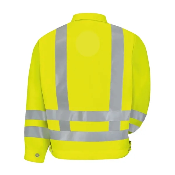 Red Kap Hi-Visibility Ike Jacket - Long Sizes... from ASI 84358 S&S Activewear