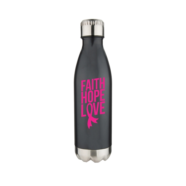 Double-wall stainless steel bottle (17 oz.) with vacuum insulation.... from ASI 90807 Tekweld
