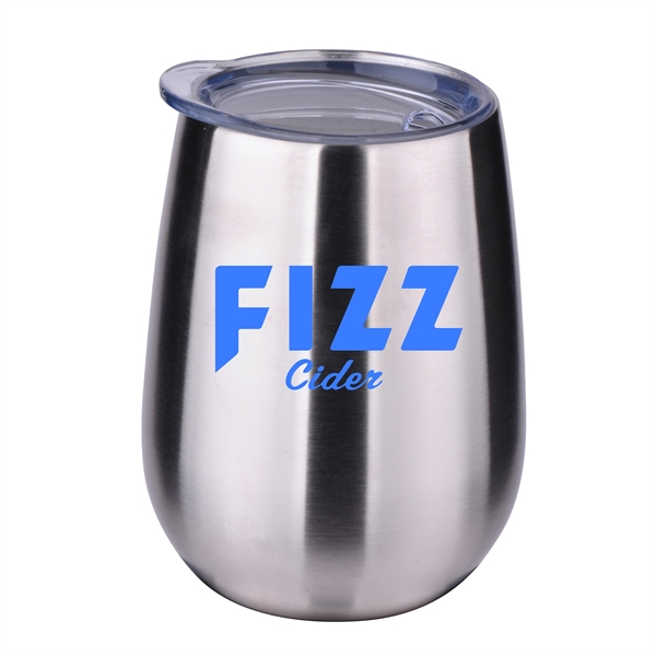 10 oz. stainless steel stemless wine glass with double wall insulation;... from ASI 90807 Tekweld