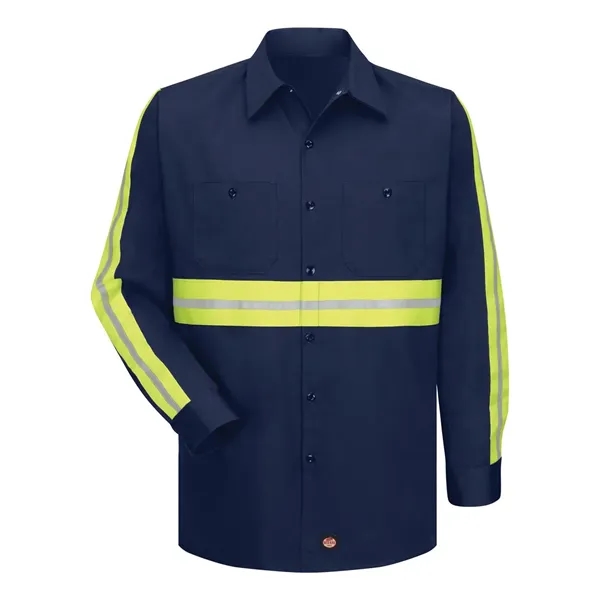 Enhanced Visibility Cotton Work Shirt Long Sizes... from ASI 84358 S&S Activewear