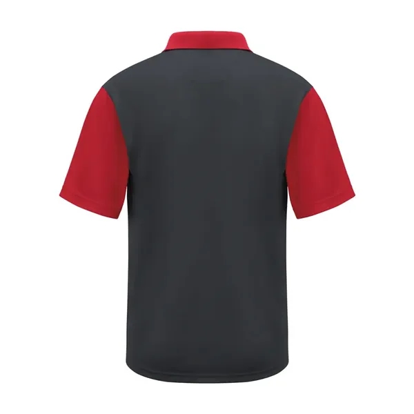 Short Sleeve Performance Knit Color-Block Polo... from ASI 84358 S&S Activewear