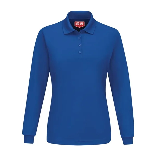 Women's Long Sleeve Performance Knit Polo... from ASI 84358 S&S Activewear