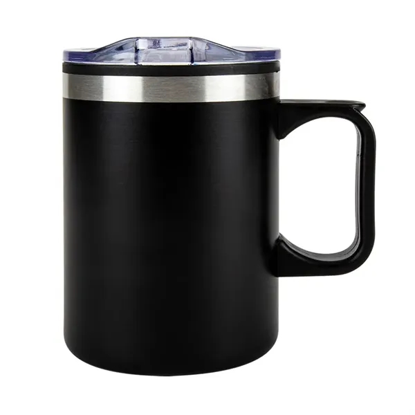 14 oz. insulated stainless steel mug with handle and locking lid.... from ASI 88060 Snugz/USA Inc