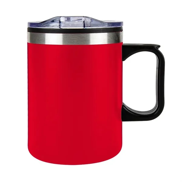14 oz. insulated stainless steel mug with handle and locking lid.... from ASI 88060 Snugz/USA Inc