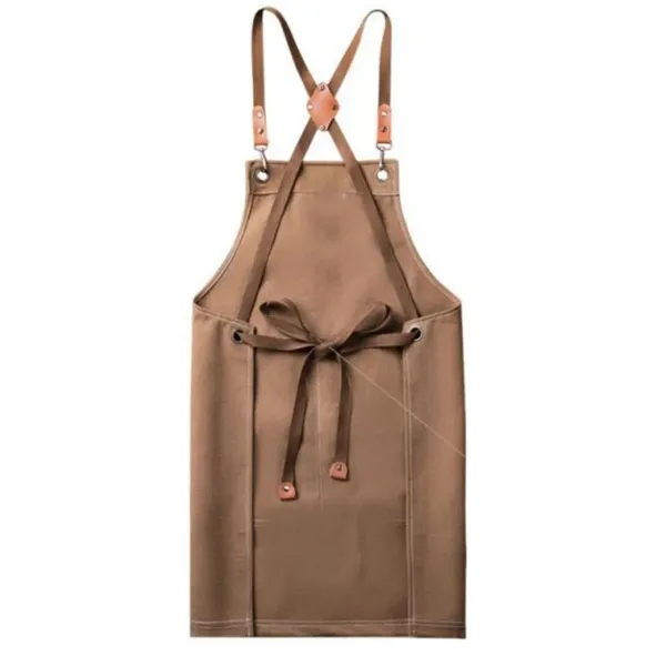 Canvas Apron With Removable Name Patch... from ASI 98766 Yanlee Trading Co Ltd / Delite Promotional Products