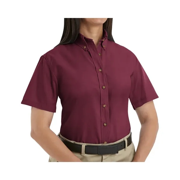 Women's Poplin Dress Shirt Extended Sizes... from ASI 84358 S&S Activewear
