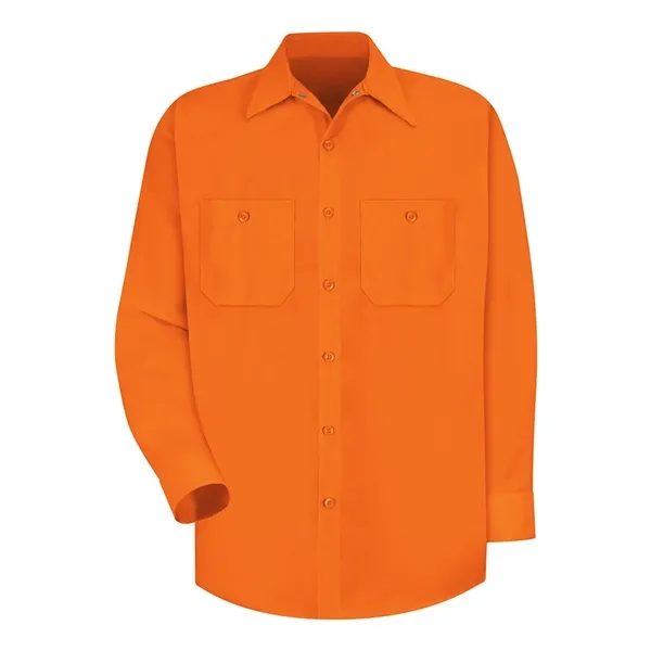 Enhanced Visibility Long Sleeve Work Shirt Long Sizes... from ASI 84358 S&S Activewear