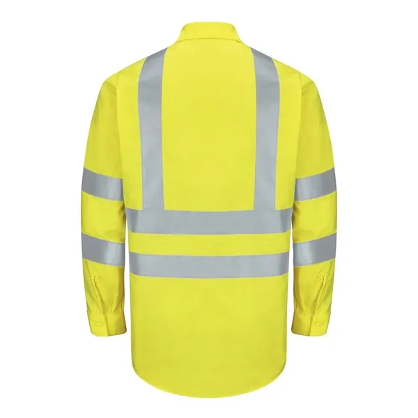 Enhanced & Hi-Visibility Long Sleeve Work Shirt - Long Sizes... from ASI 84358 S&S Activewear