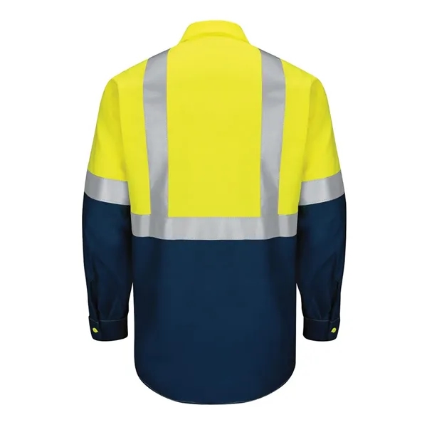 Enhanced & Hi-Visibility Long Sleeve Work Shirt - Long Sizes... from ASI 84358 S&S Activewear