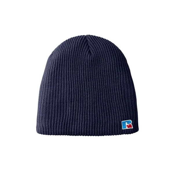 Russell Athletic Core R Patch Beanie... from ASI 84358 S&S Activewear
