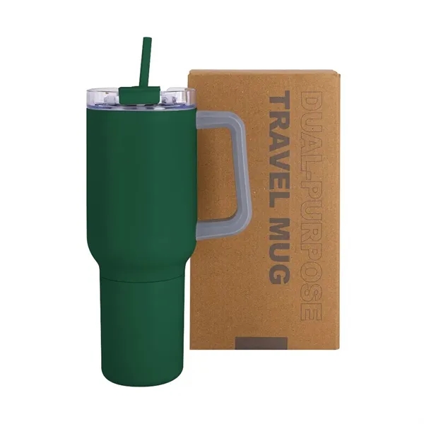 22 oz. double wall stainless steel travel mug with 12 oz,... from ASI 88060 Snugz/USA Inc