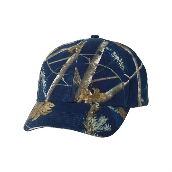 Structured camo cap made of cotton and polyester and with a... from ASI 88060 Snugz/USA Inc