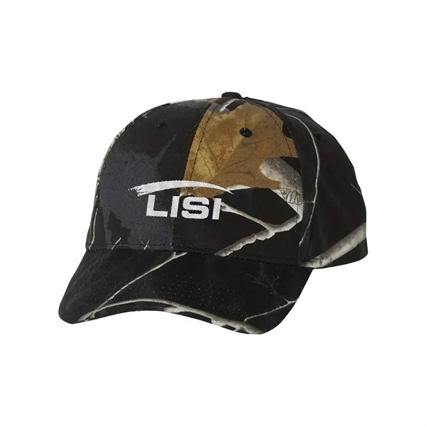 Structured camo cap made of cotton and polyester and with a... from ASI 88060 Snugz/USA Inc