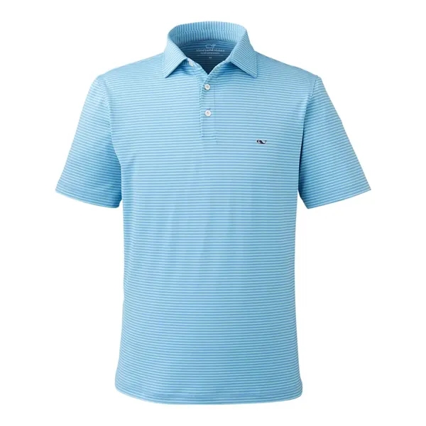 Vineyard Vines Bradley Stripe Sankaty Polo... from ASI 84358 S&S Activewear