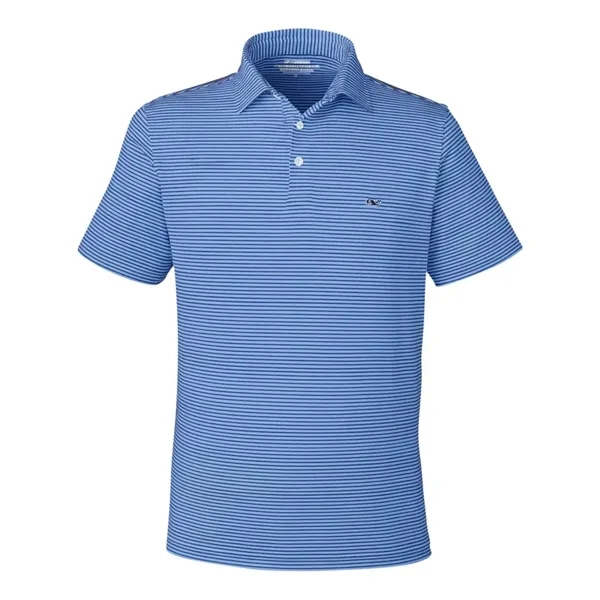 Vineyard Vines Bradley Stripe Sankaty Polo... from ASI 84358 S&S Activewear