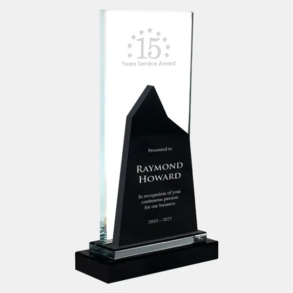 Personalize this color mountain award with black base by engraving the... from ASI 47791 Best Deal Awards