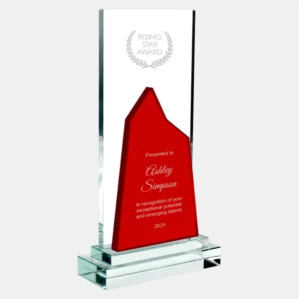 Personalize this color mountain award with clear base by engraving the... from ASI 47791 Best Deal Awards
