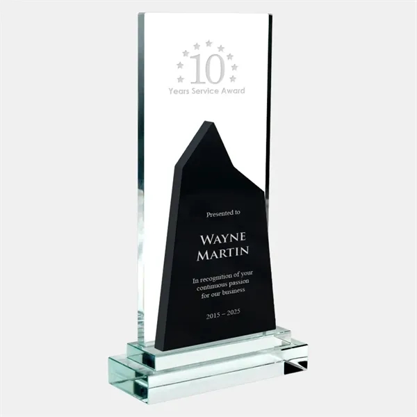 Personalize this color mountain award with clear base by engraving the... from ASI 47791 Best Deal Awards